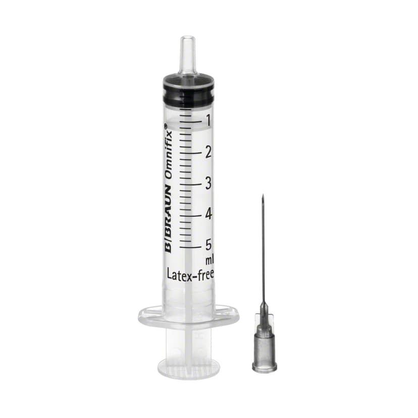 Omnifix® Duo-Single Use Syringes, 3-piece, with enclosed Hypodermic Needle
