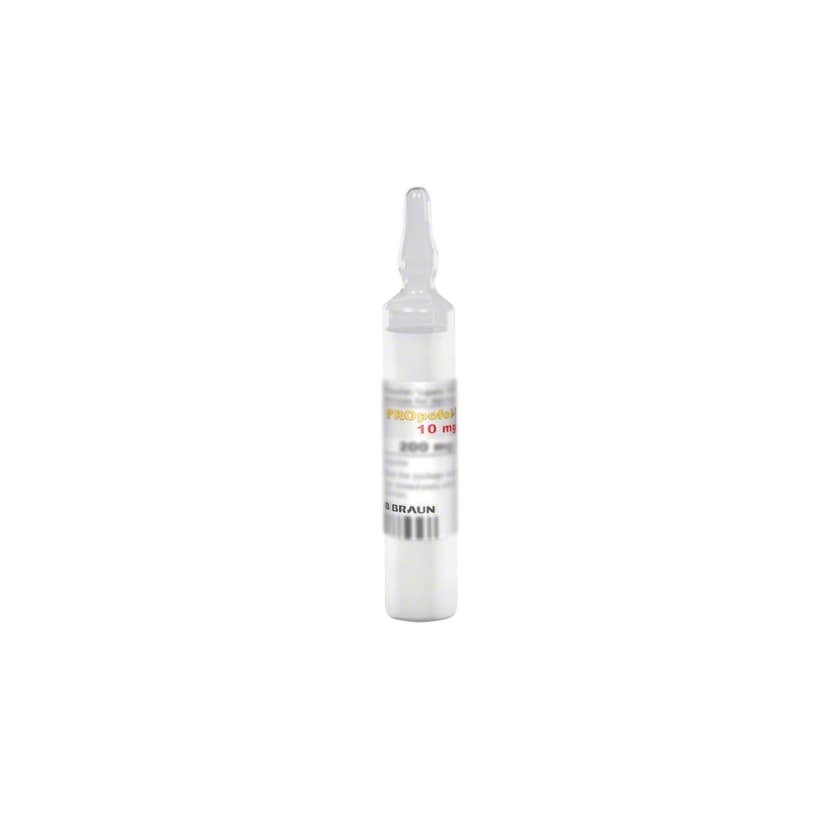 Propofol-®Lipuro 10 mg/ml-Emulsion for injection or infusion. Rapid onset intravenous aneaesthetics.