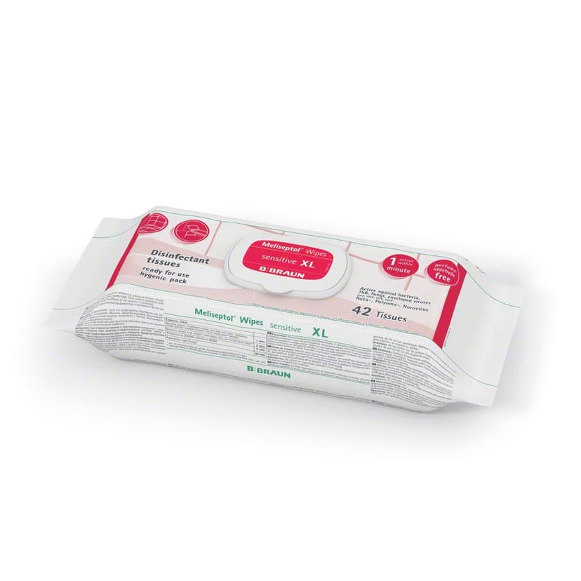 Meliseptol wipes sinsitive flowpacks XL-Avitum Product Image