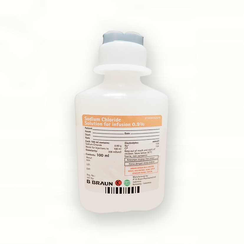 SOD CHL 0.9 % EP 100 Nacl PTBB-Solution for Infusion 0.9%