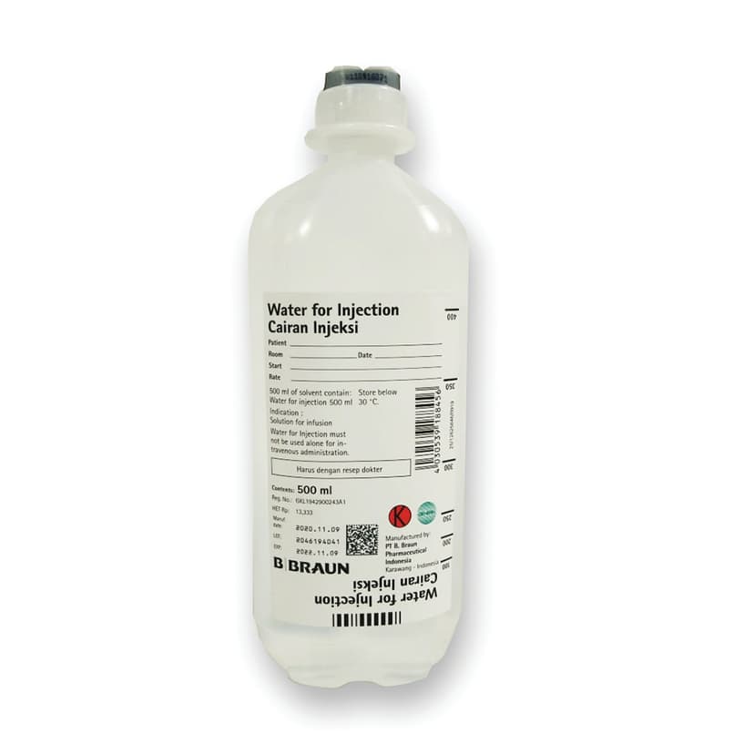 Water for Injection 500 mL-Water for Injection Solution